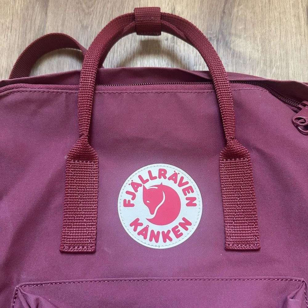 Fjallraven Kanken Backpack Bag In Ox  Red Unisex